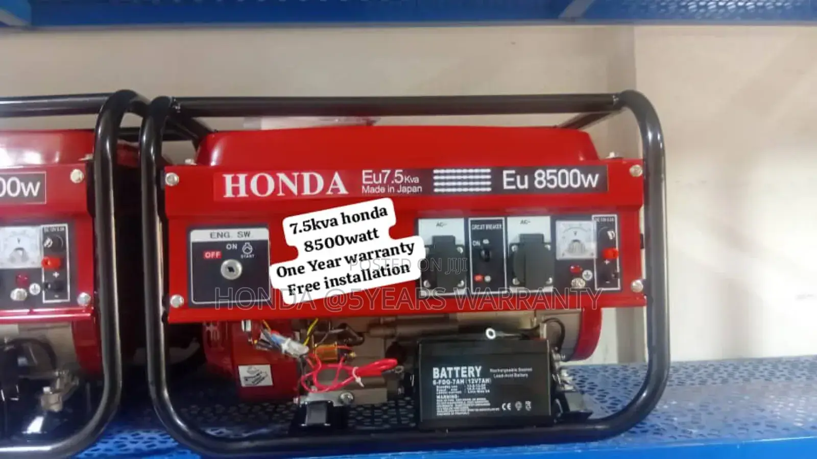 Reliable Energy Systems Honda 7.5kva 8500watt Petrol 7.5kva