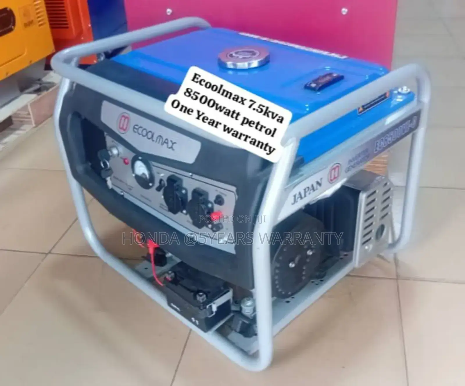 100% Original Ecoolmax 7.5kva 8500watt Petrol Generator
