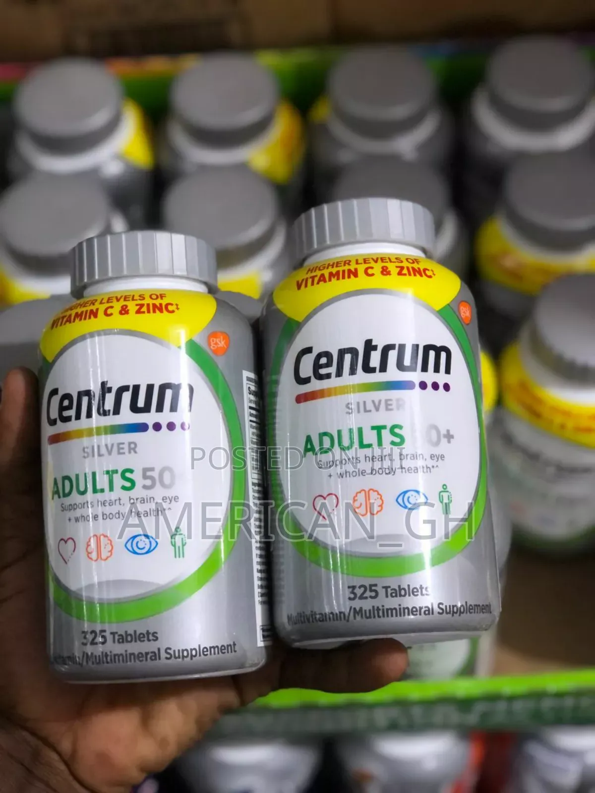 Centrum Silver Adults 50+ Supplements, 325 Tabs