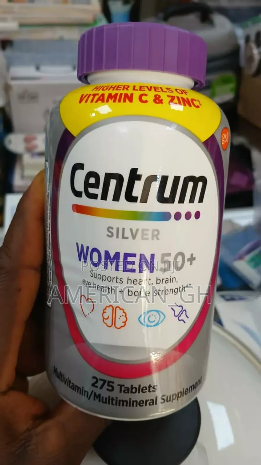 Centrum Silver Women 50+ Supplements, 275 Tabs