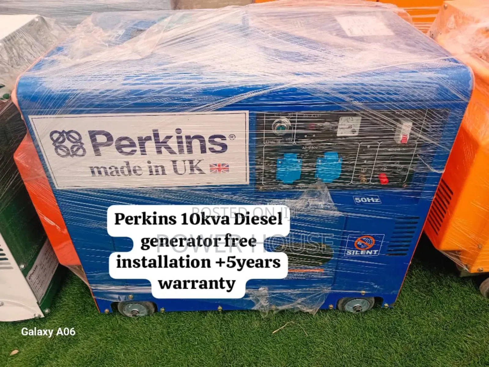 Electric Velocity Perkins Diesel Generator 10kva Silent