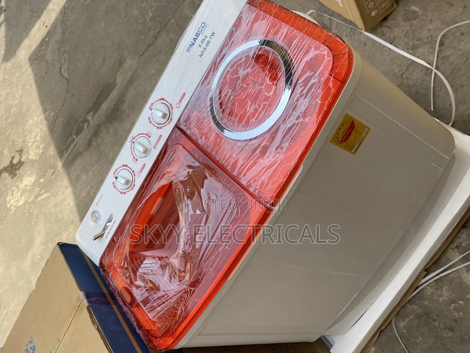 Nasco 8kg Twintub Washingmachine Semi Auto Topload
