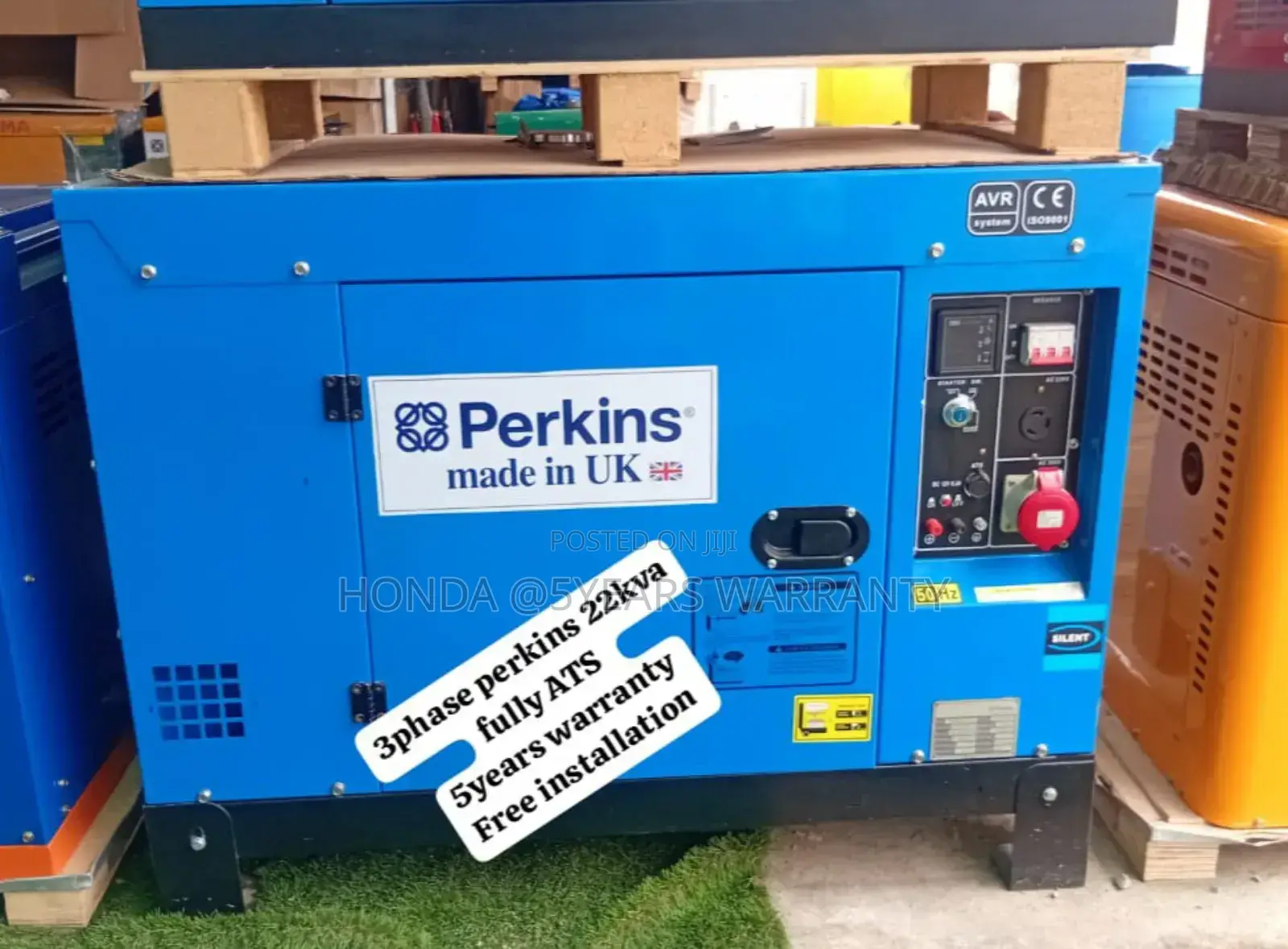 Calm Energy Experts Perkins 3phase 22kva Generator Fully Ats