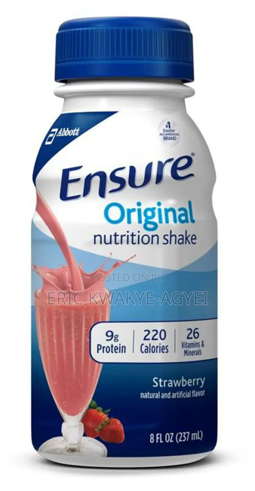 Ensure Original Shake Chocolate Flavor, 30 Pieces in Box