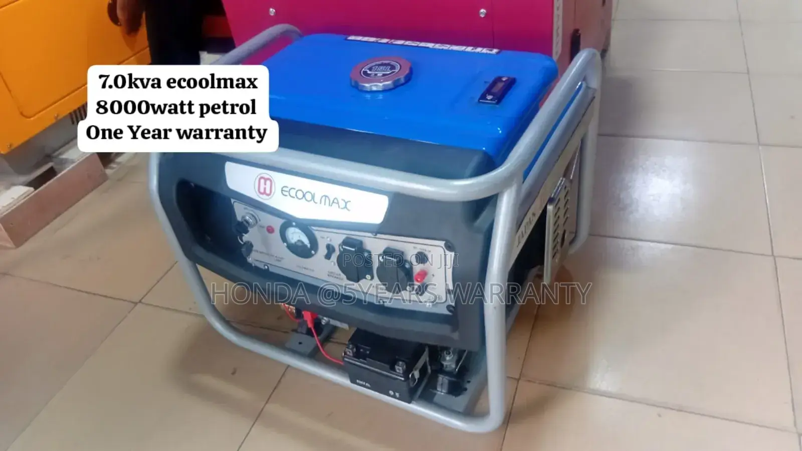 7.0kva 8000watt Ecoolmax Petrol Generator 7.0kva 8000watt