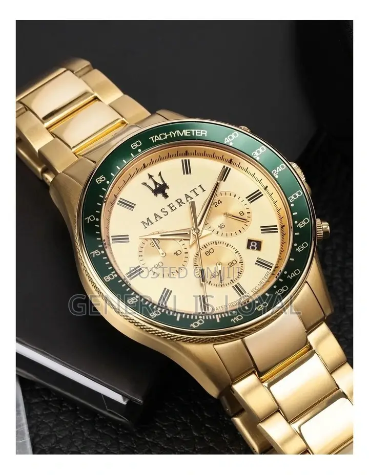 Maserati Sfida Chrono 44mm Gold