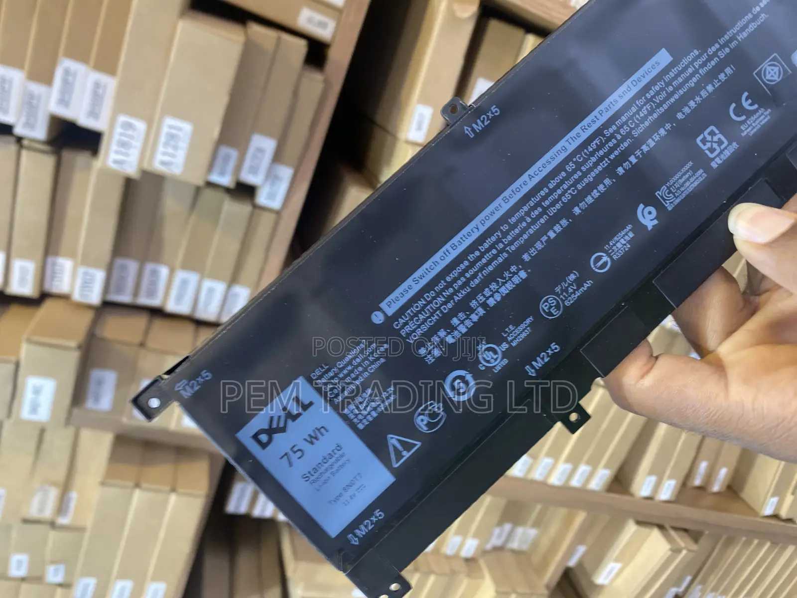 8n0t7 Laptop Battery for Dellxps Series Notebook