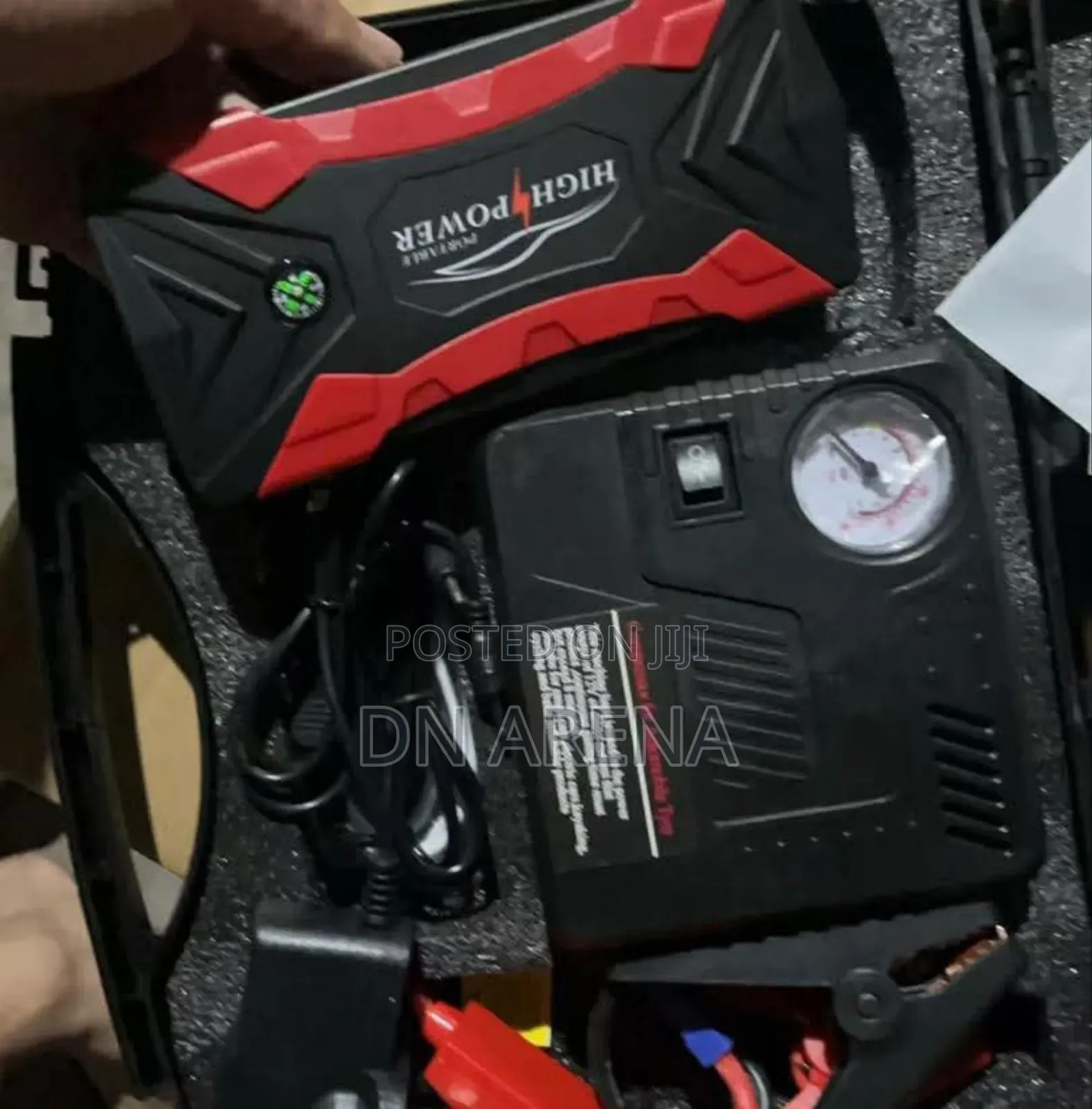 High Power Portable Car / Motor Battery Jump Starter Kit