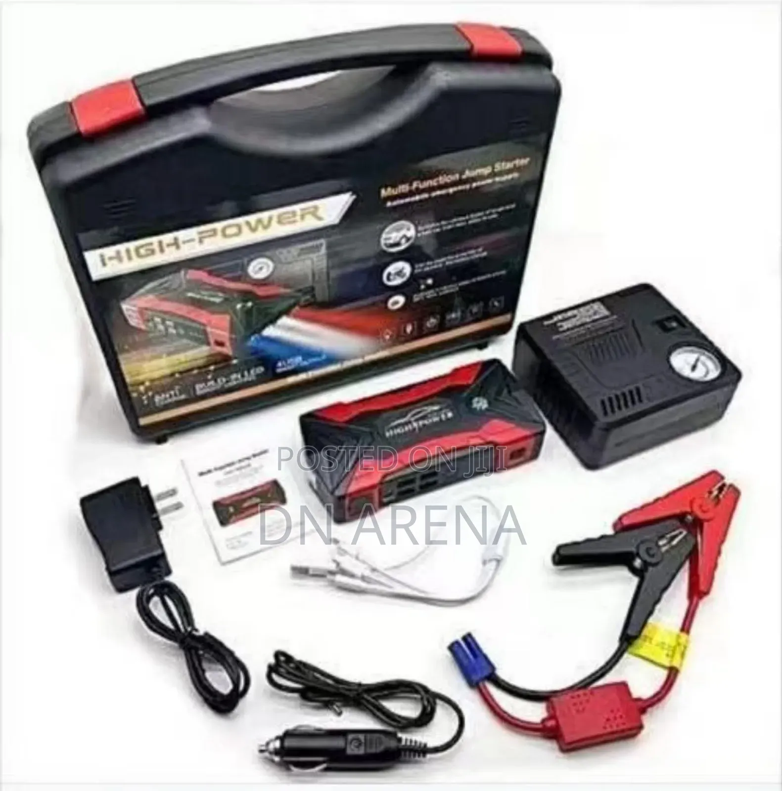 High Power Portable Car / Motor Battery Jump Starter Kit