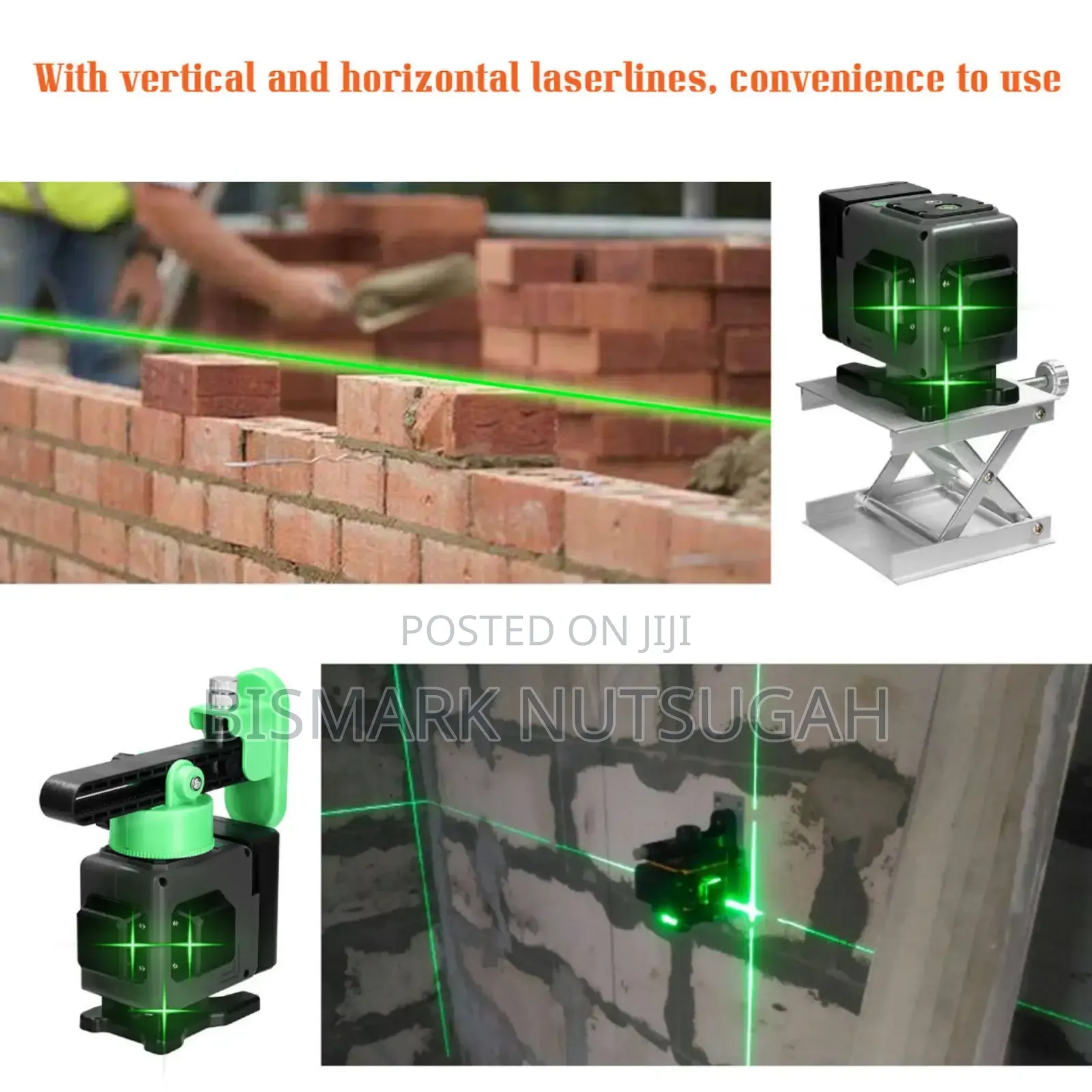 Laser Level 16 Lines 360 Green Beam Self-Leveling