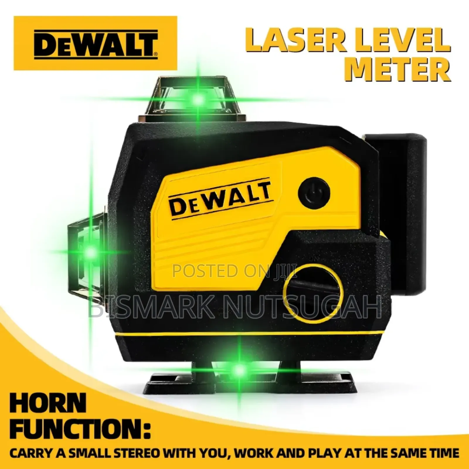 Laser Level 16 Lines 360 Green Beam Self-Leveling