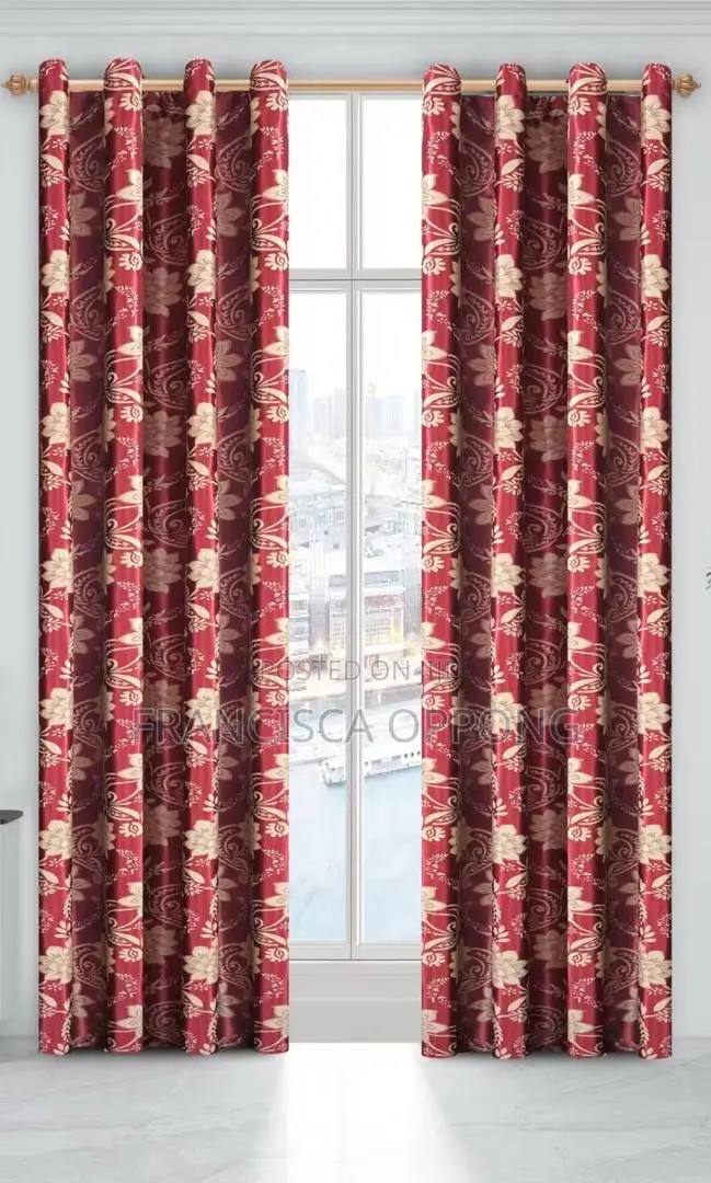 Luxury 2 Pieces Curtains (Available in Various Colors)