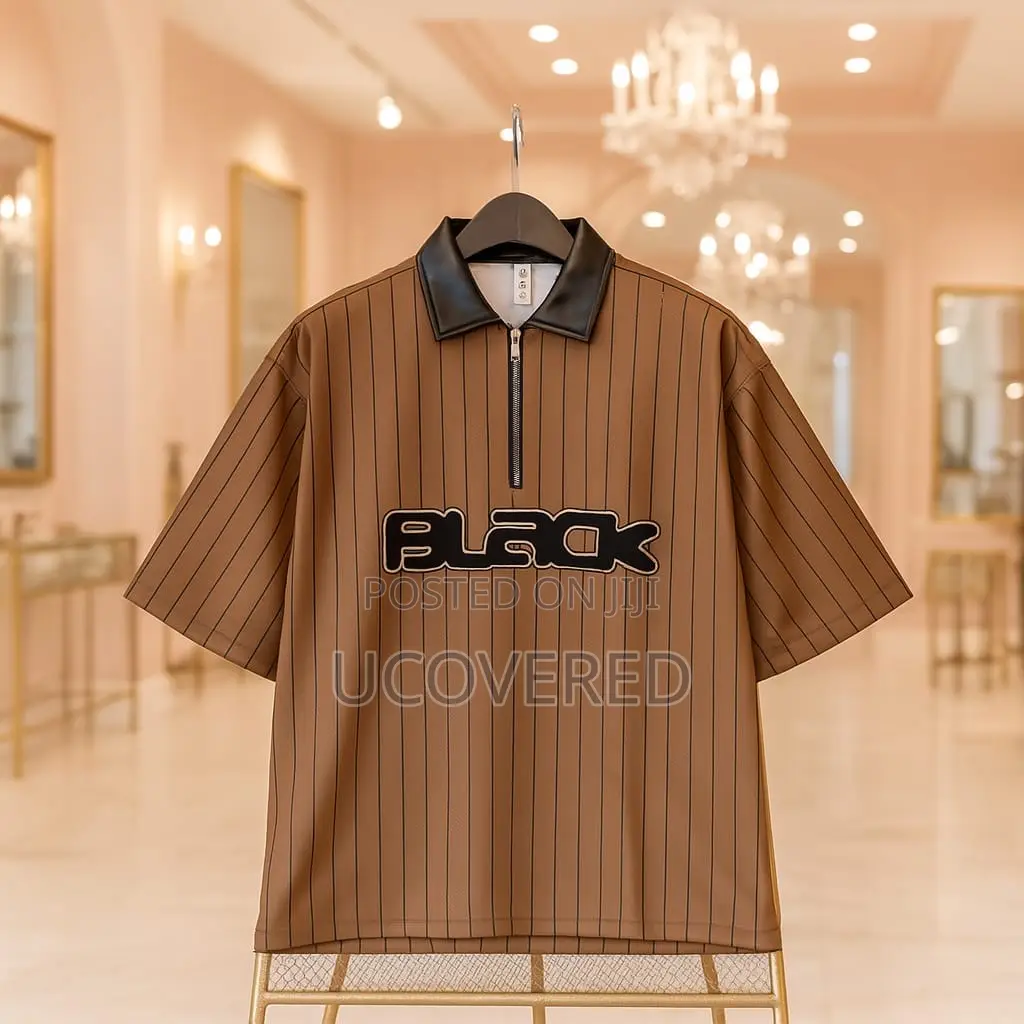 Men’S Fashion Polo Shirts Vintage Striped Slim Fit