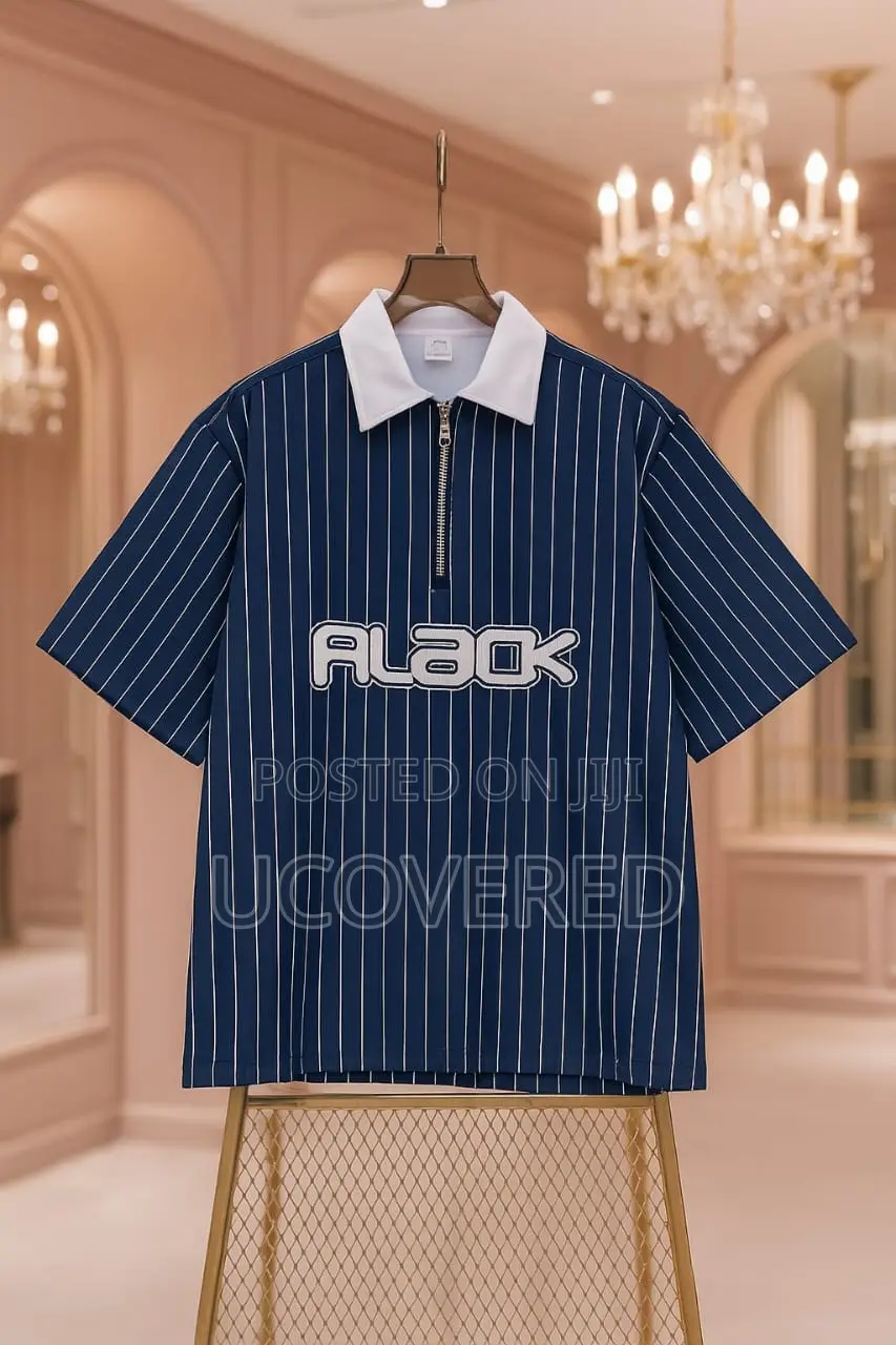Men’S Fashion Polo Shirts Vintage Striped Slim Fit