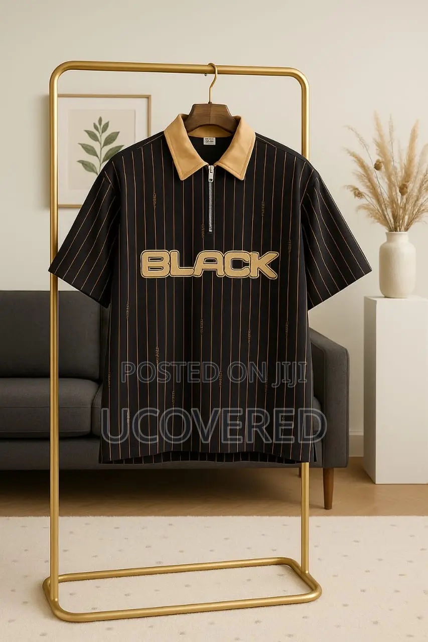 Men’S Fashion Polo Shirts Vintage Striped Slim Fit