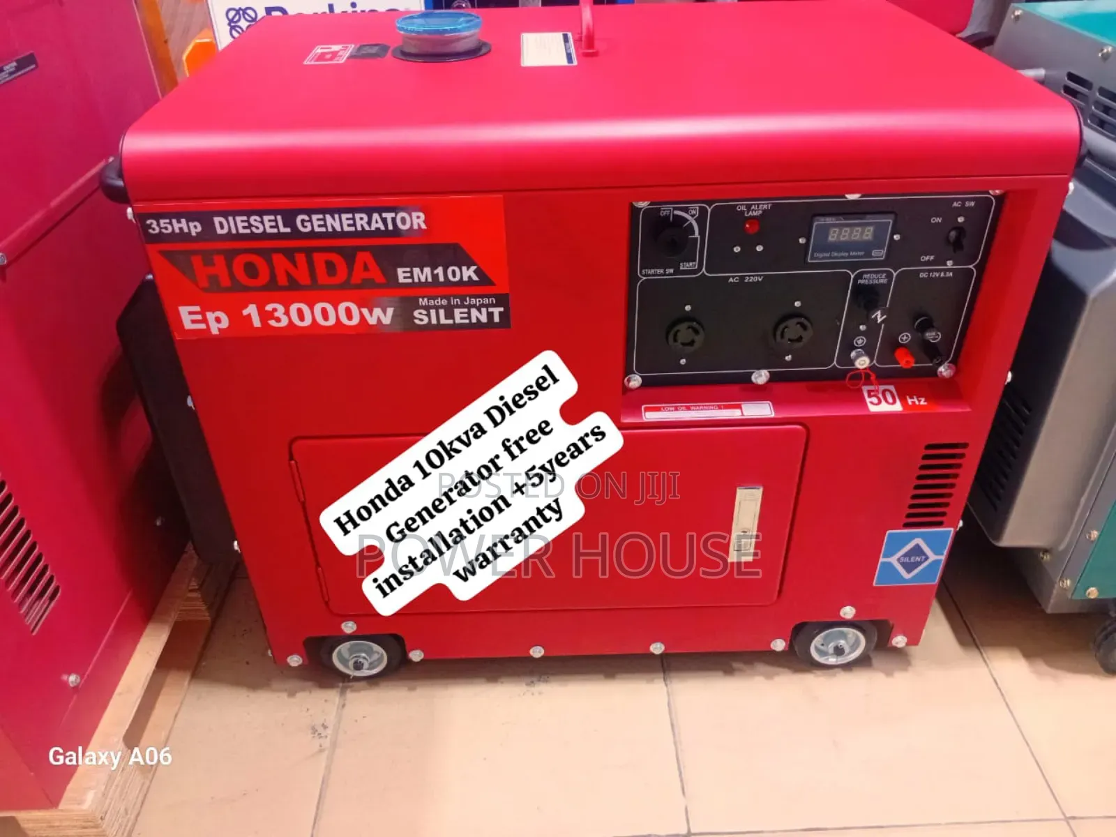 Power Supply Honda Diesel Generator 10kva Silent