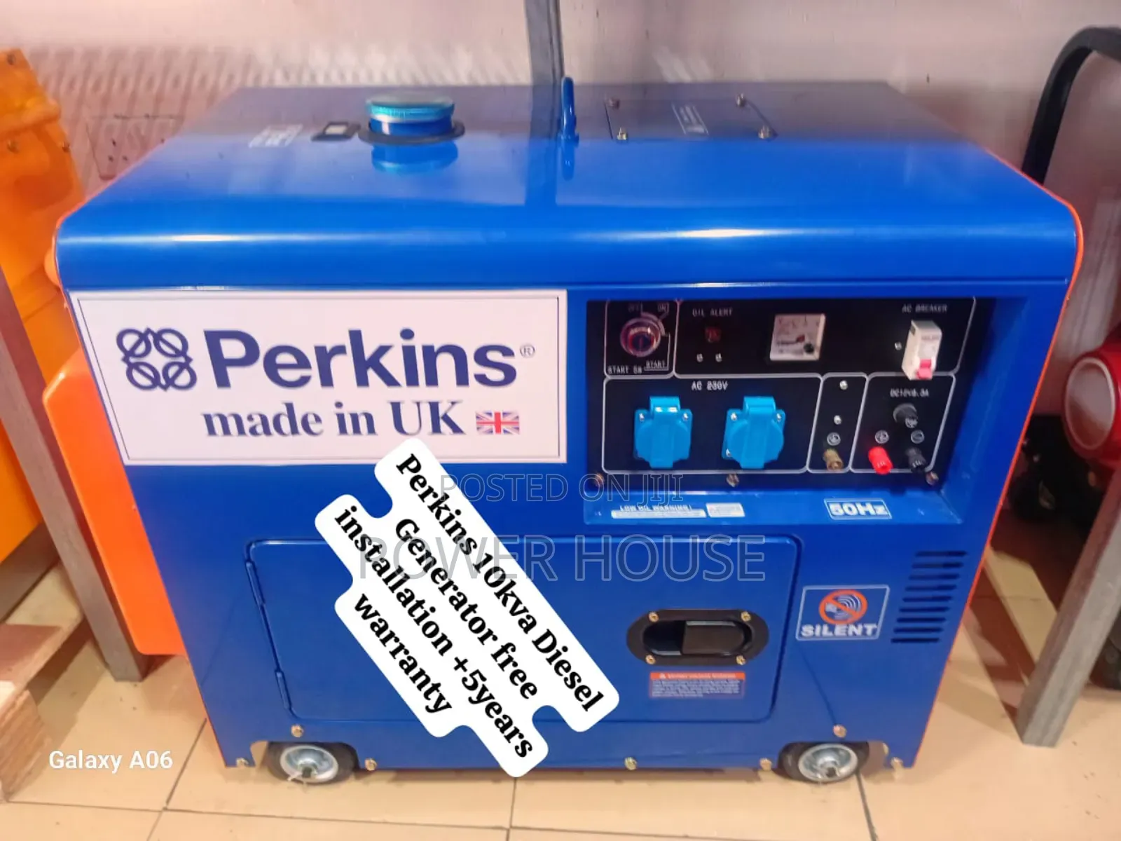 Power Manager Perkins Diesel Generator 10kva Silent