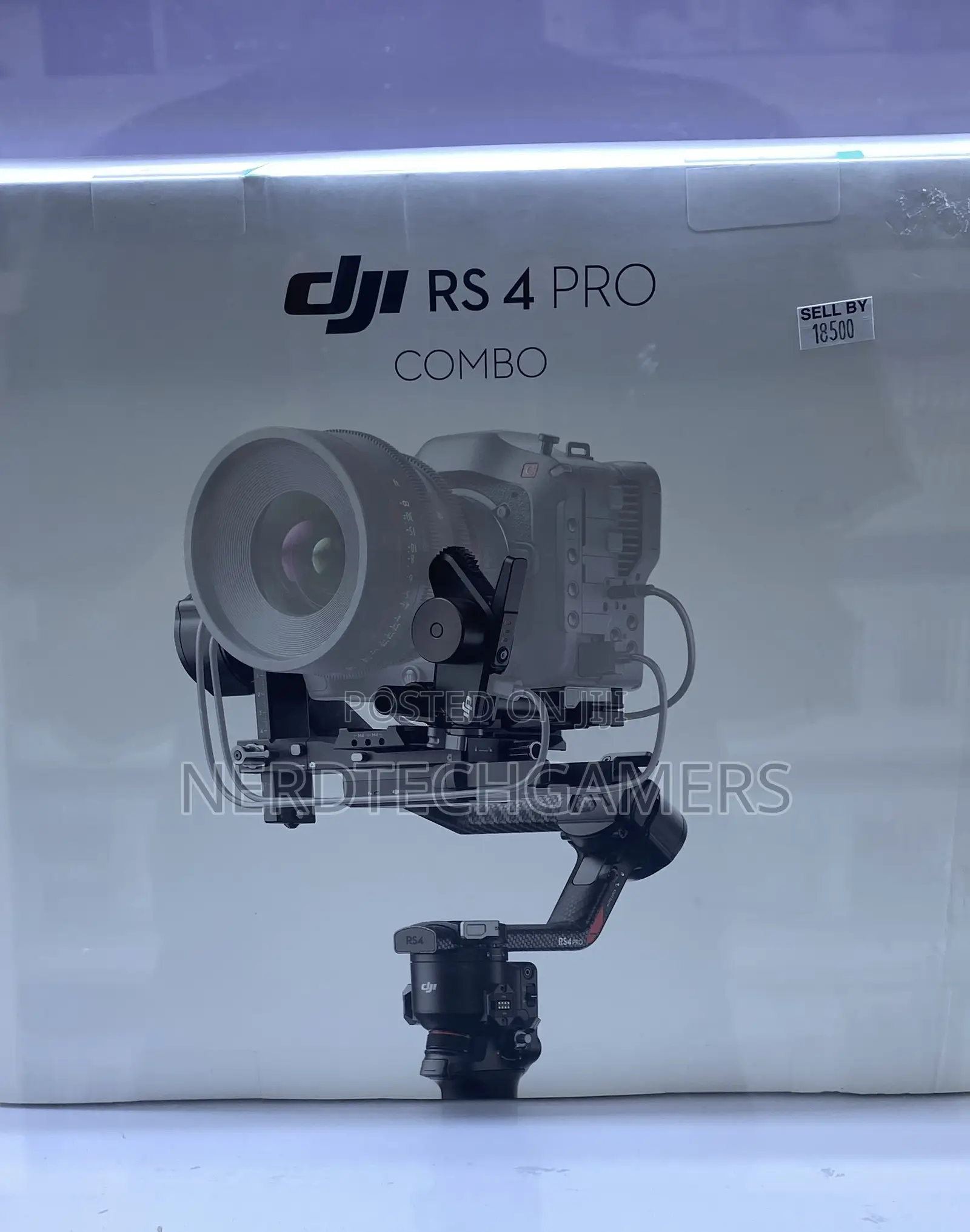 Dji Rs 4 Pro Combo, 3-axis Gimbal Stabilizer For Dslr