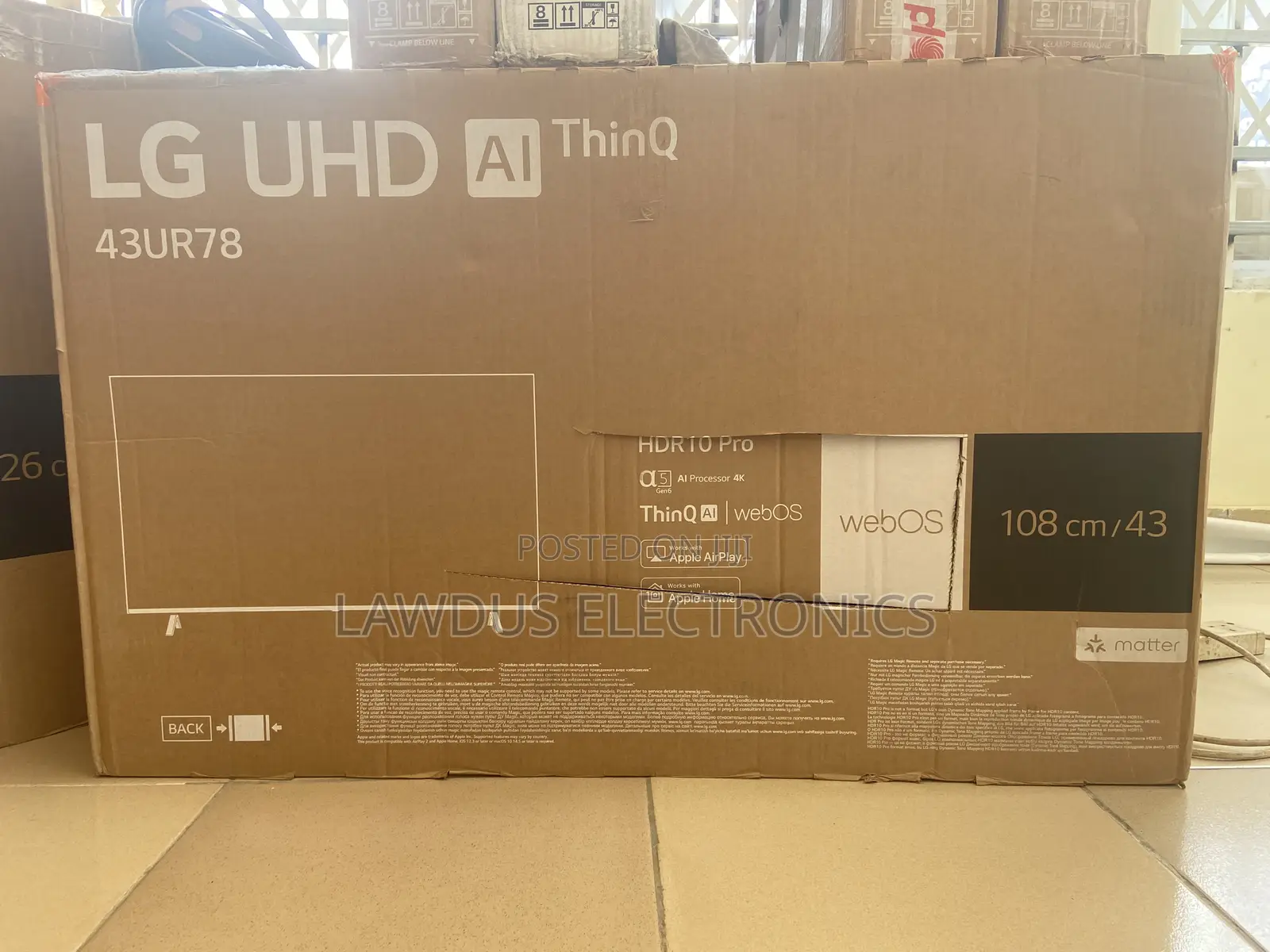 LG 43” Smart TV