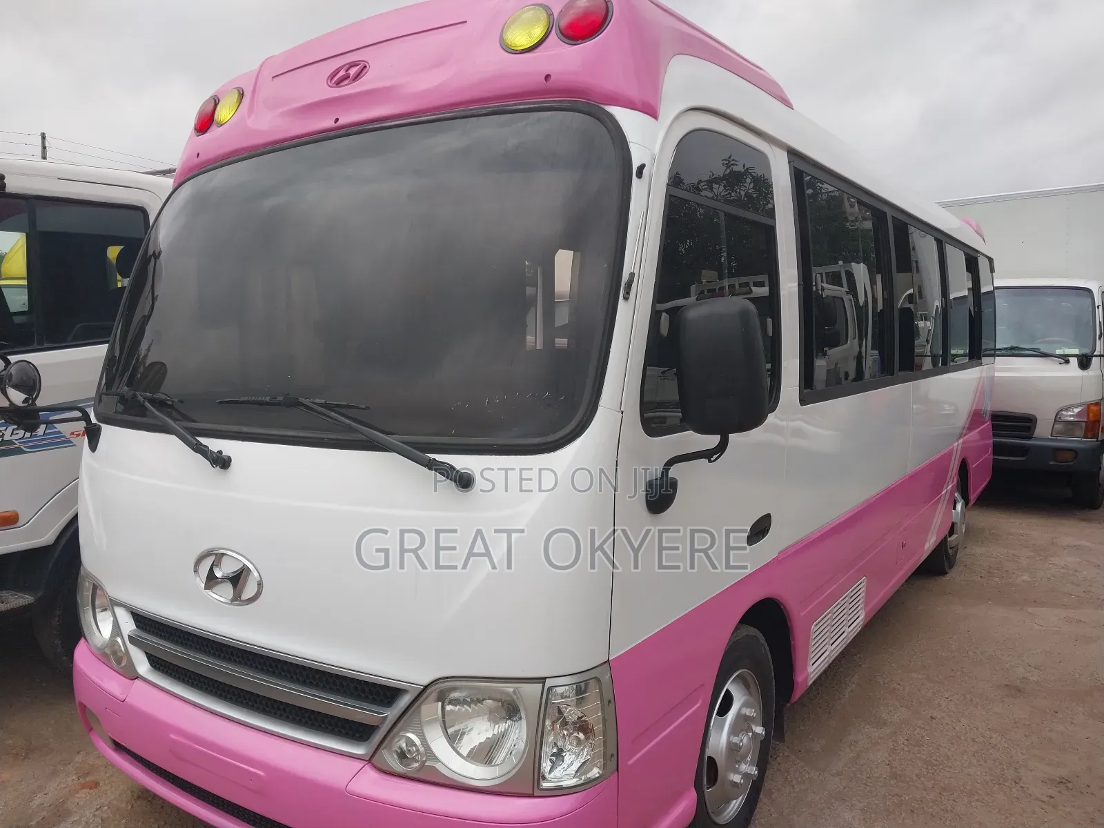 Hyundai County 2015 Pink