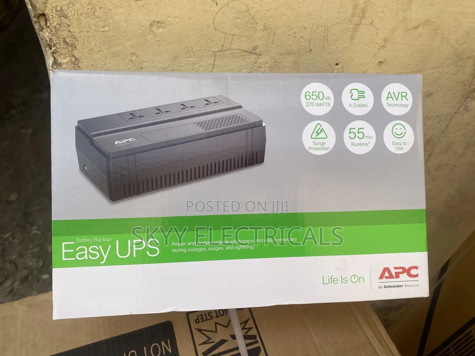 Apc 650va Easy Battery Back Up Ups