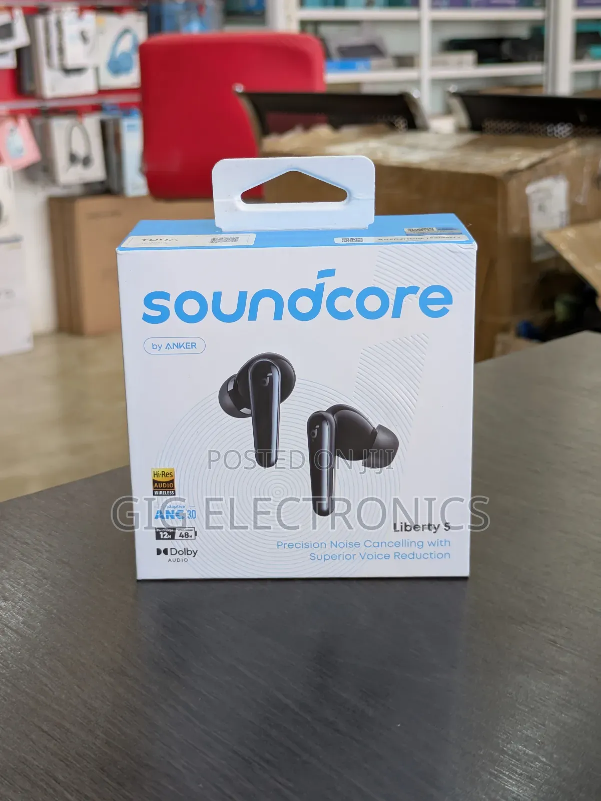 Anker Liberty 5 by Noise-Cancelling Wireless Earbuds