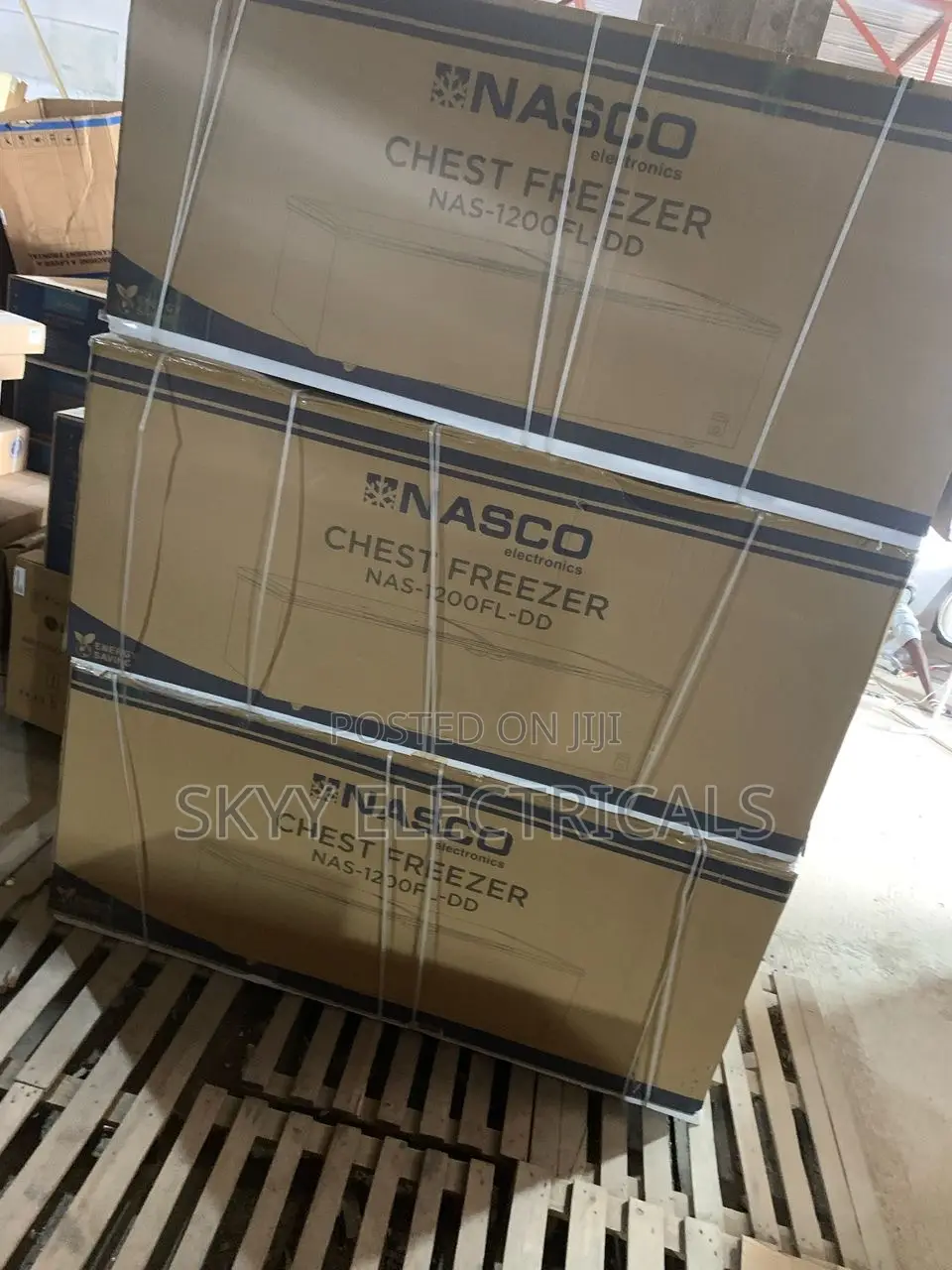 Nasco Nas-1200fl-dd 800liters Double Door Chest Freezer