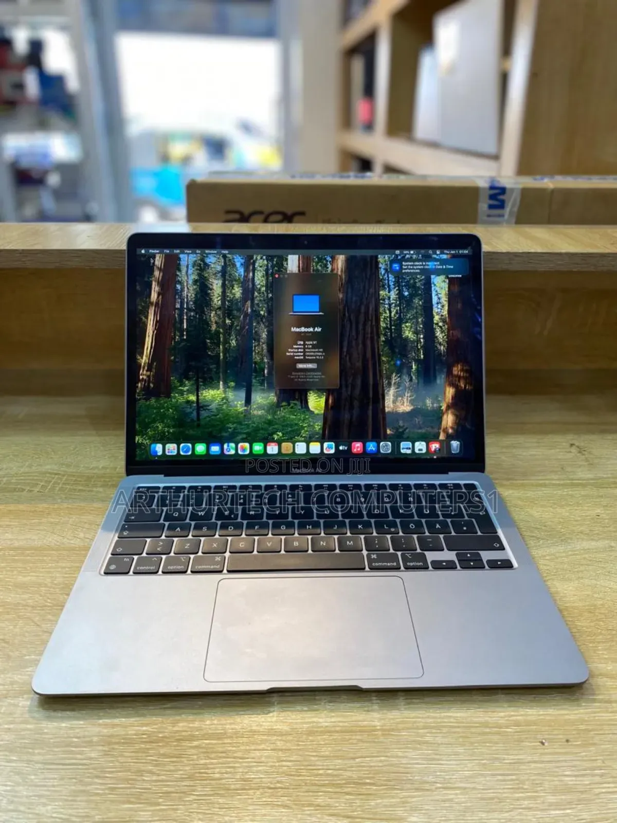 Laptop Apple MacBook Air 2020 M1 8GB Apple M1 SSD 256GB