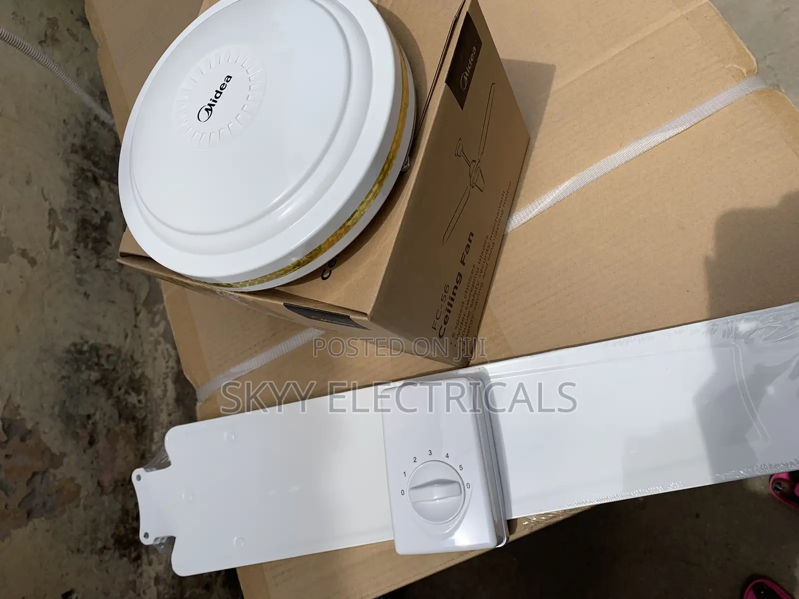 Midea 56” Long Blade Ceiling Fan