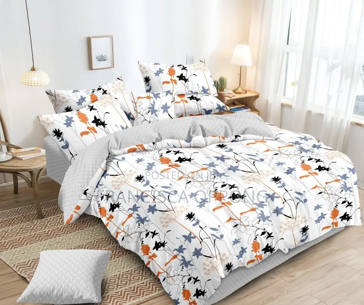 Luxurious Super Kingsize Duvet Set 7pcs (100% Cotton Touch)