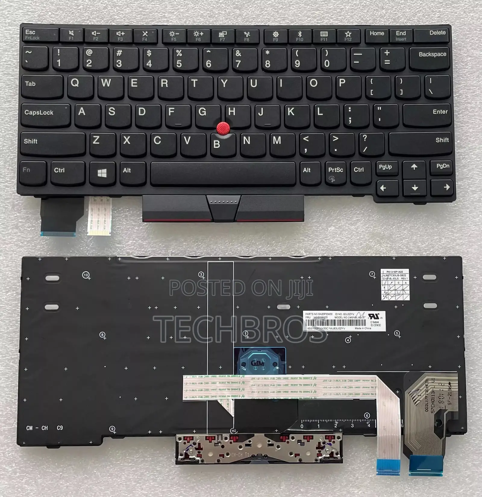 Original Lenovo X280/X390/X395/X285 Backlit Keyboard