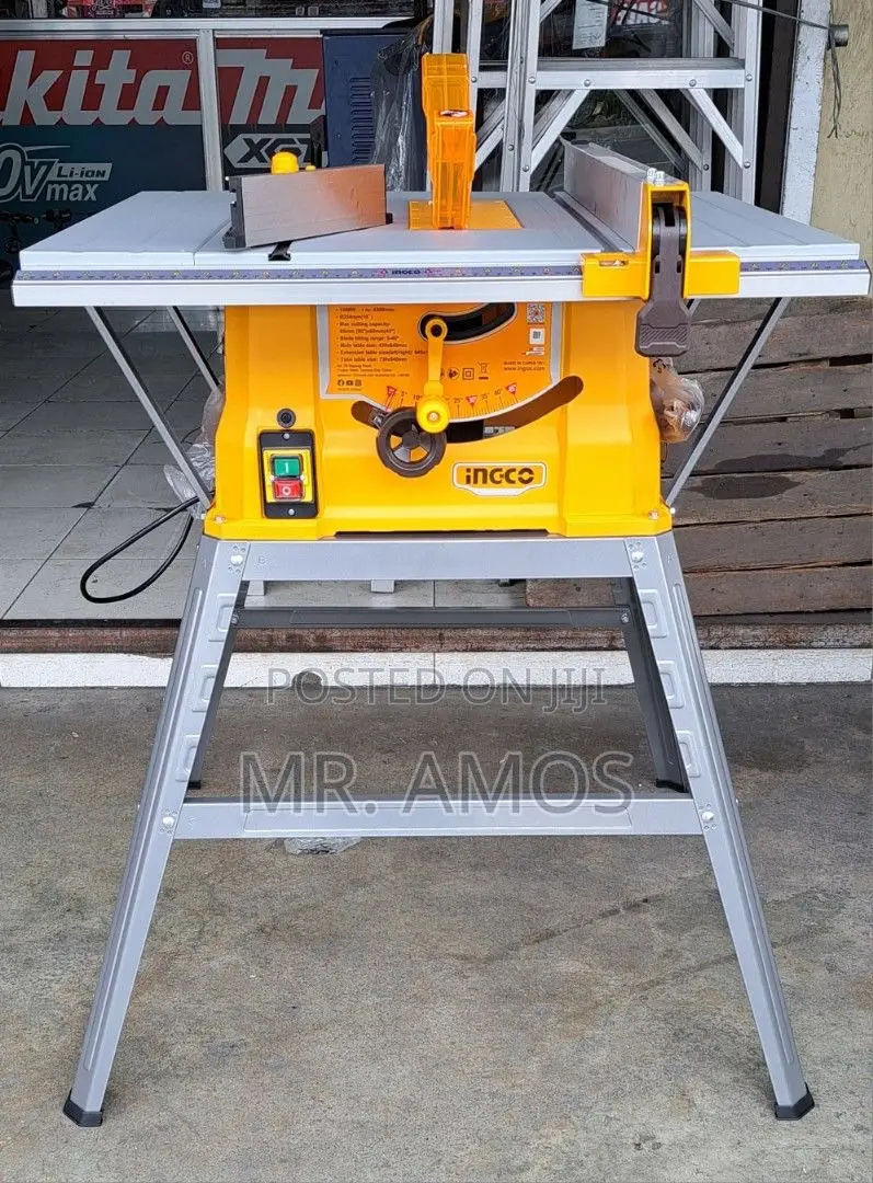 1800 Watt Table Saw With Rip Fence Miter Gauge - Ts180028