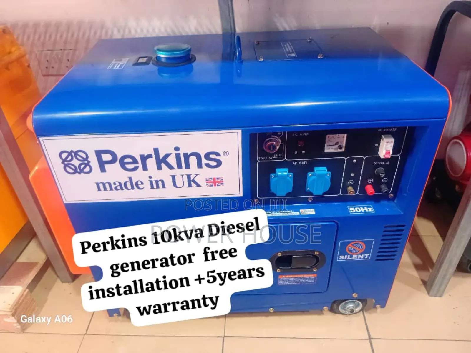 Energy Navigator Perkins Diesel Generator 10kva Silent