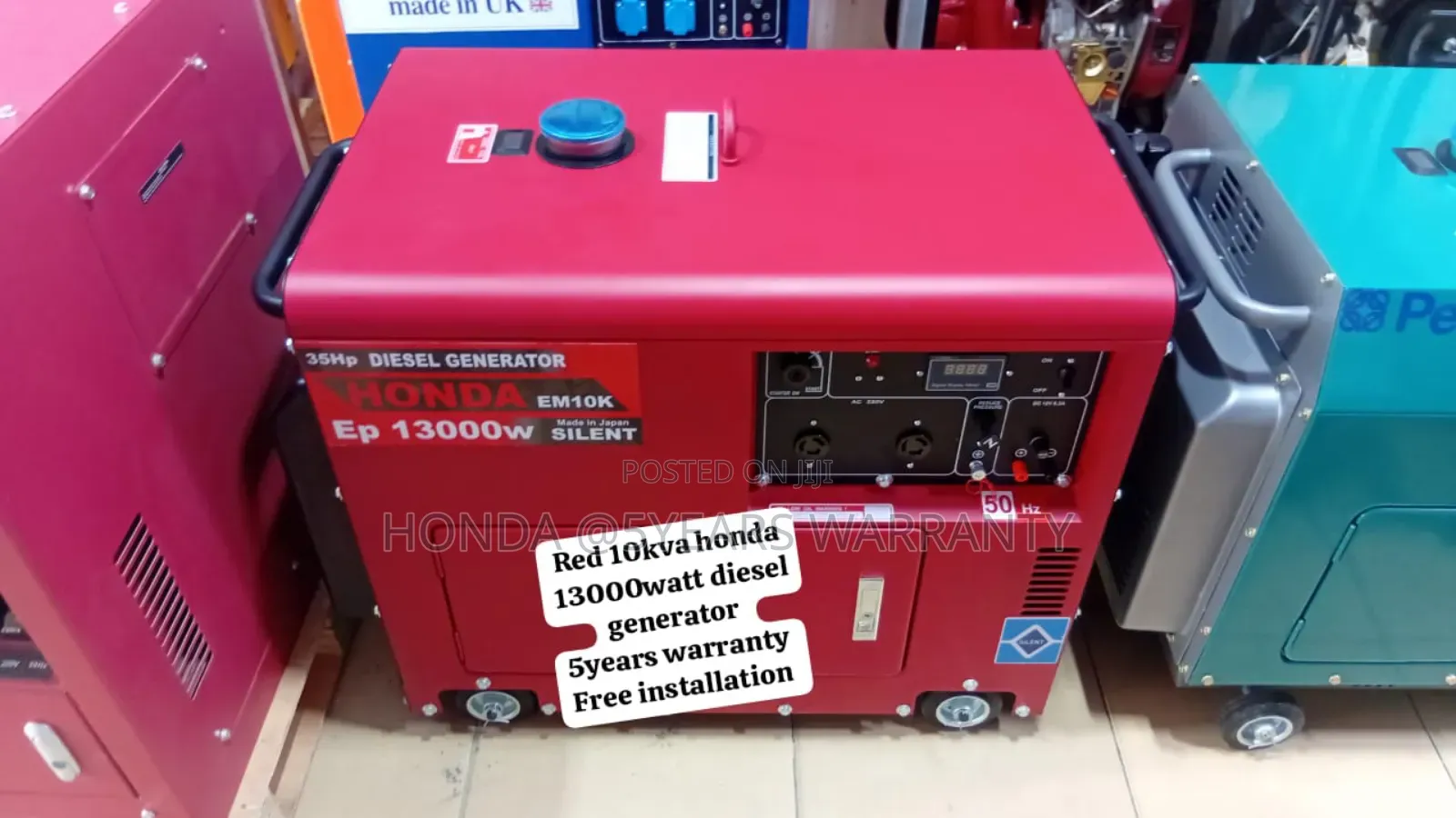 Fluffy Energy Systems Honda 10kva 13000watt Diesel Generator