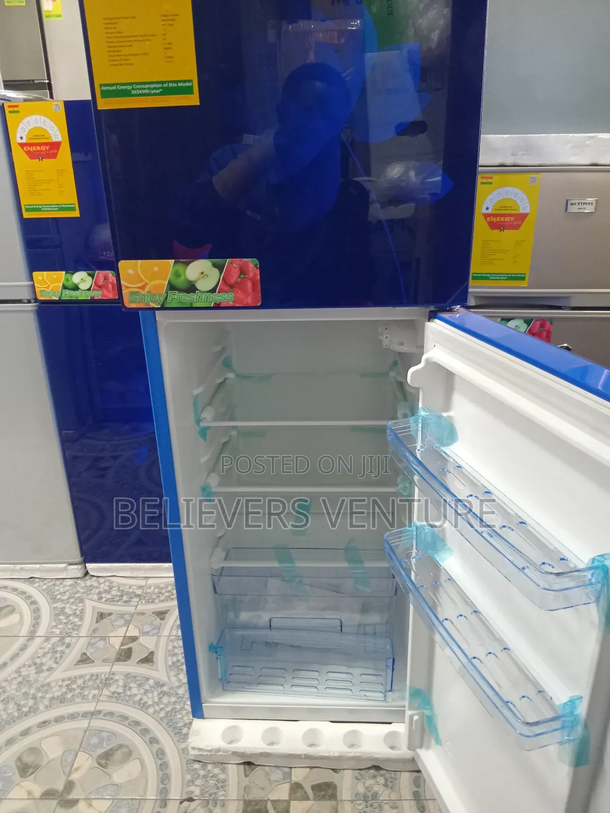 Stay Healthy, Westpool 2 Door Fridge Top Freezer 138l