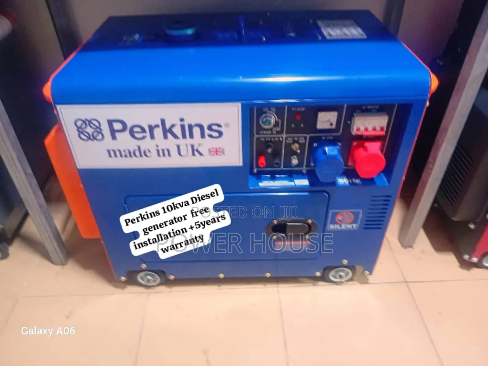 Energy Flux Perkins Diesel Generator 10kva Silent