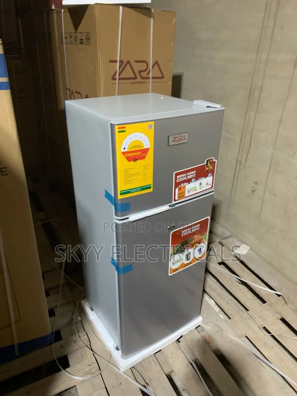Zara 135kg 110liters Top Freezer Fridge