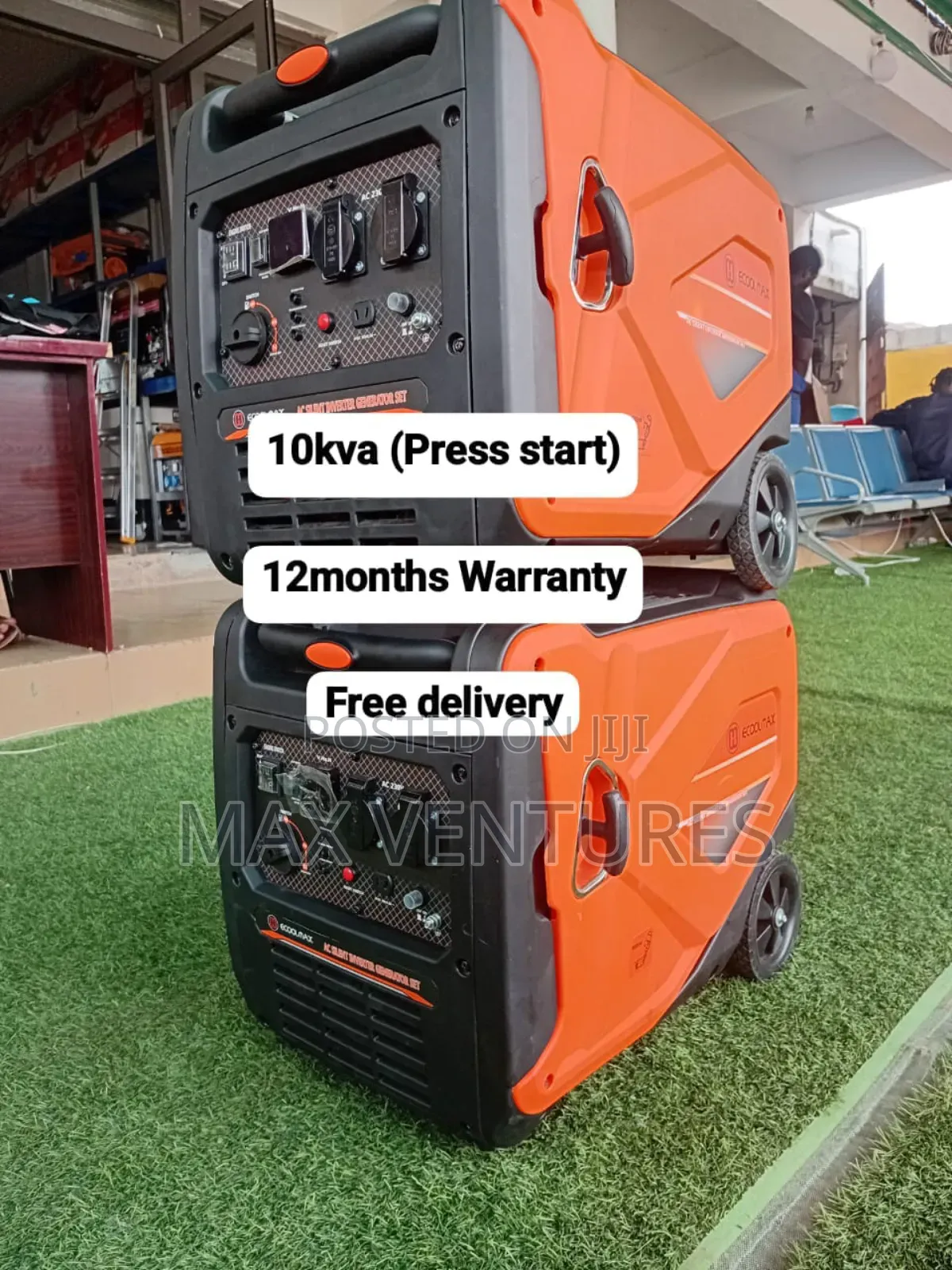 Ecoolmax 10kva Petrol Inverter Generator Silent Operation