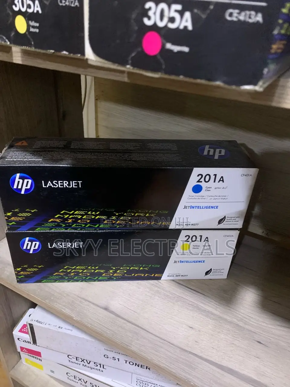 Colored Hp 201a Original Toner