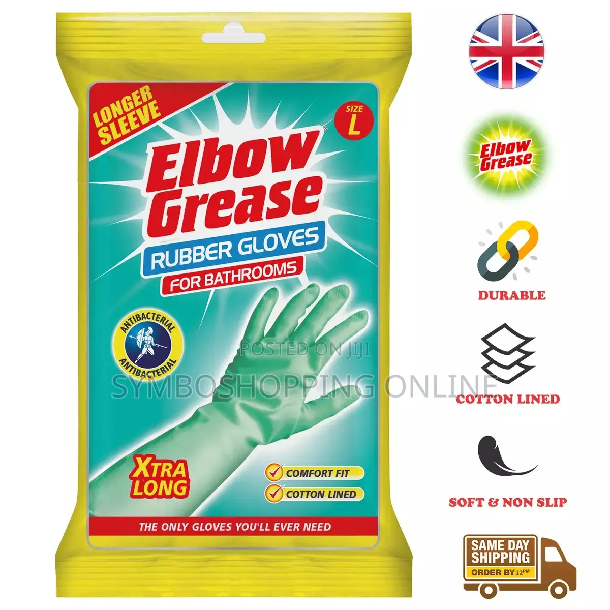 Elbow Grease Rubber Glove Large