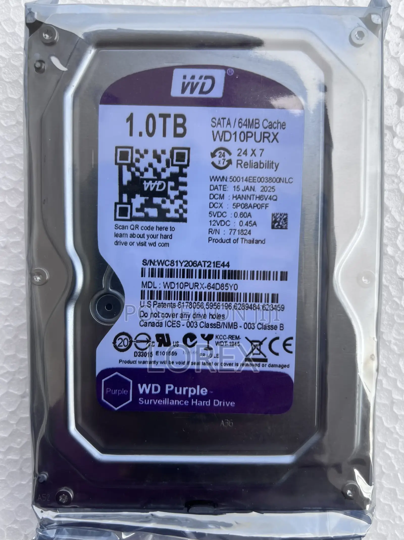 1tb Surveillance HDD Hard Drive 1-Terabyte