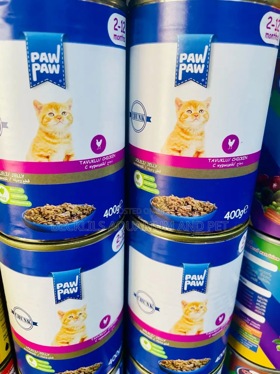 Kitten Can Food Pawpaw)