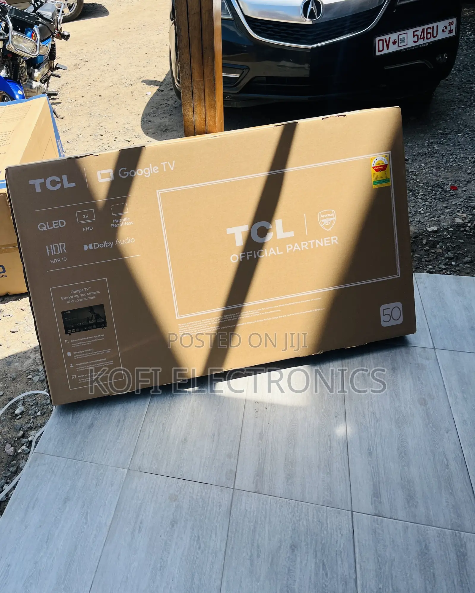 Well Built TCL 50 Inch Qled Smart Screen Television.