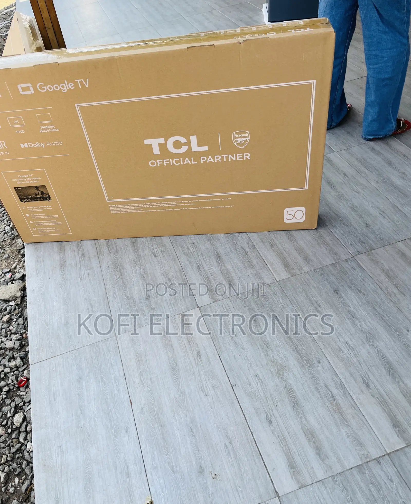 Lovely Design TCL 50 Inch Qled Smart Television(Black).