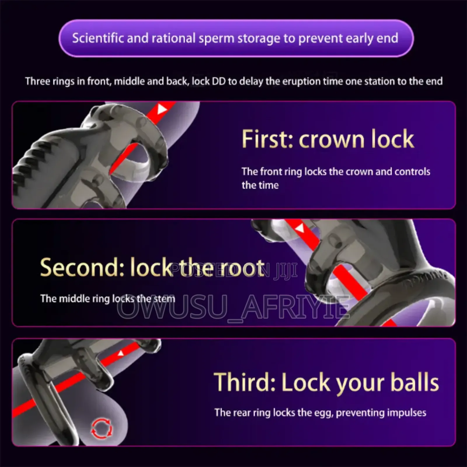 Cock Ring Prostate Vibration (Adult Sex Toy)