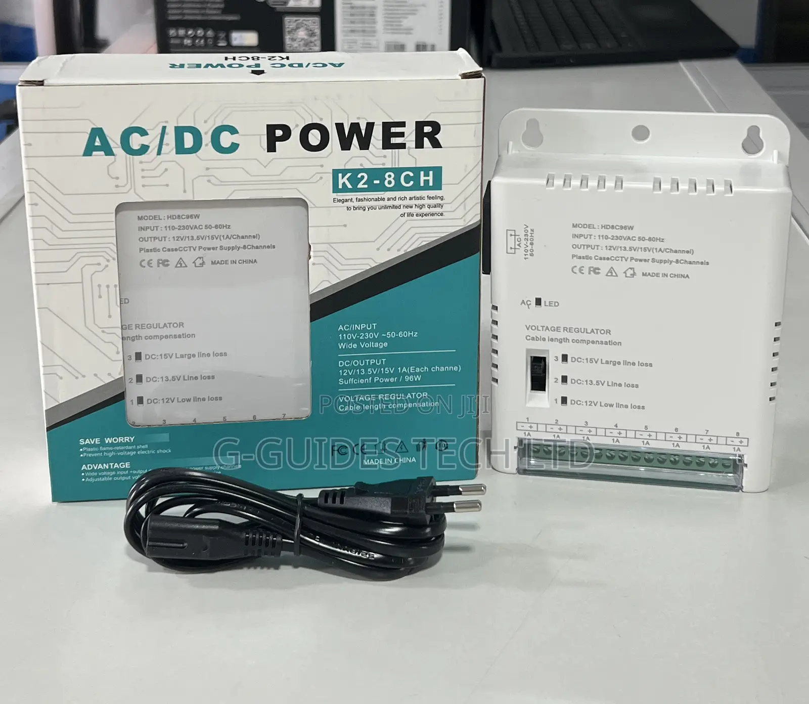 12v 10a CCTV Power Supply, 12v 10a Ac/Dc Power Supply 8ch
