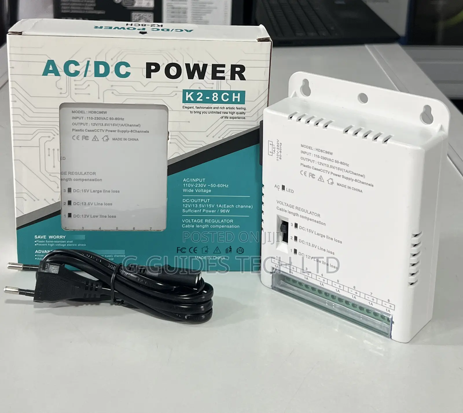 12v 10a CCTV Power Supply, 12v 10a Ac/Dc Power Supply 8ch