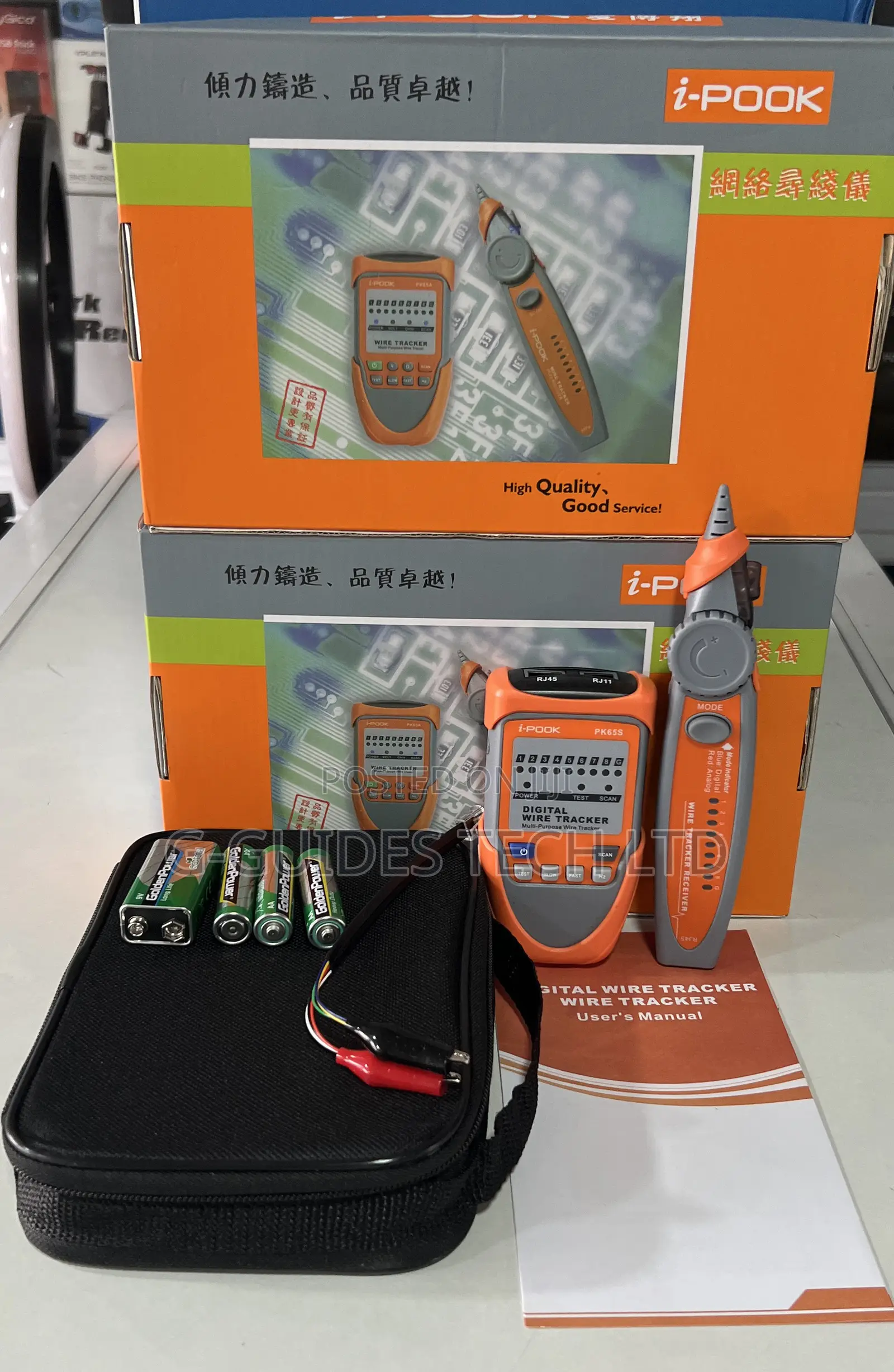 I-Pook Network Cable Tester and Wire Tracker Pk65s