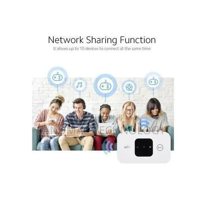 Universal 4g Lte Portable Mobile Mifi - 2100mah - White