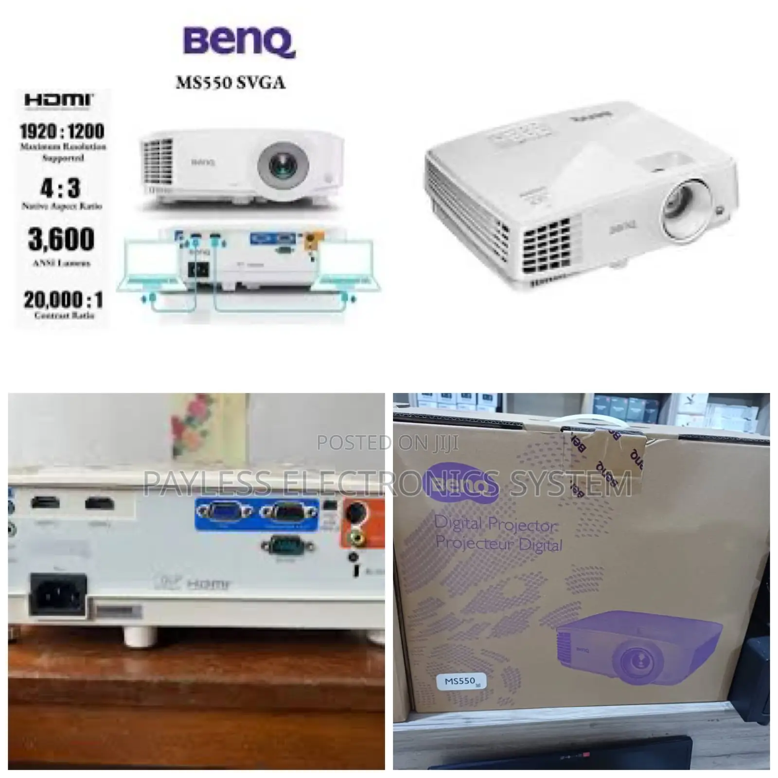 Benq Ms550-3600 Lumens Projectors